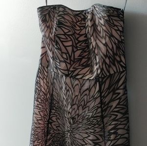 White House Black House Market Strapless Dress